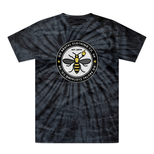 GBee Of Manchester Tonal Spider Tie-Dye T-Shirt