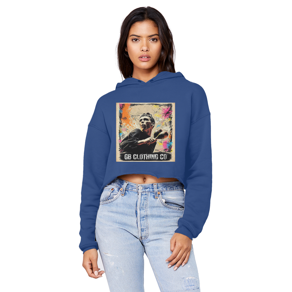GB Legends - Bez Cropped Raw Edge Boyfriend Hoodie