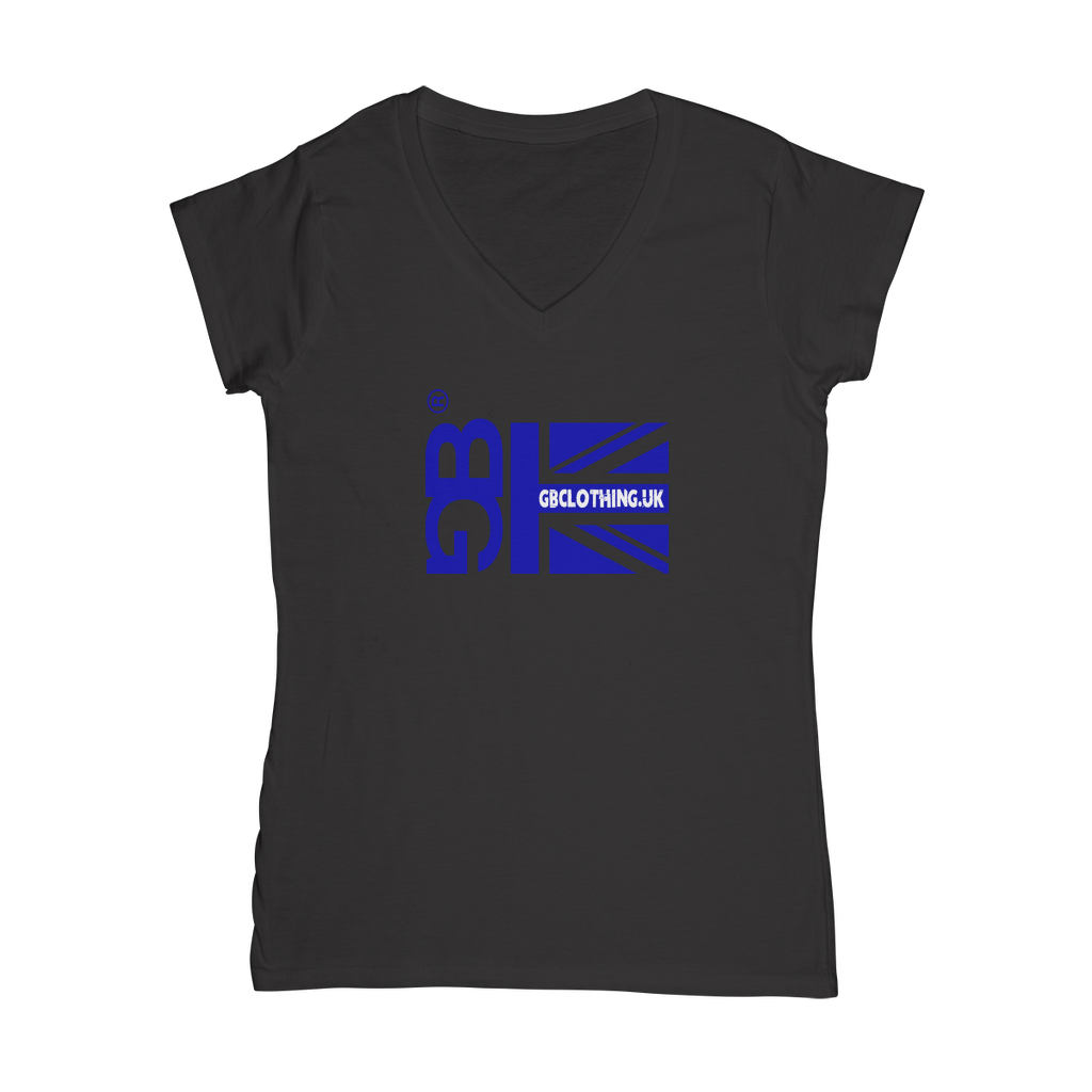 Blue Flag Classic Women's V-Neck T-Shirt