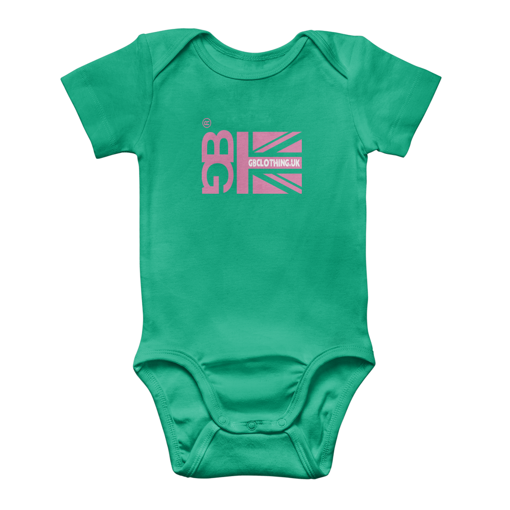 GBClothing Pink Flag Classic Baby Onesie Bodysuit