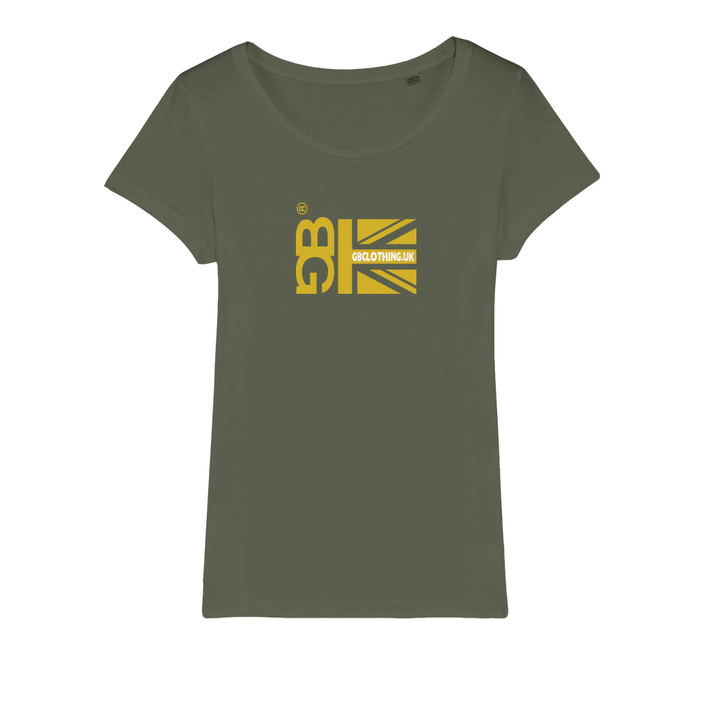 Mustard Flag Organic Jersey Womens T-Shirt