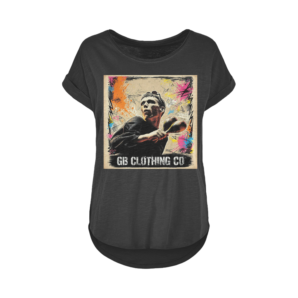 GB Legends - Bez Women's Long Slub T-Shirt XS-5XL