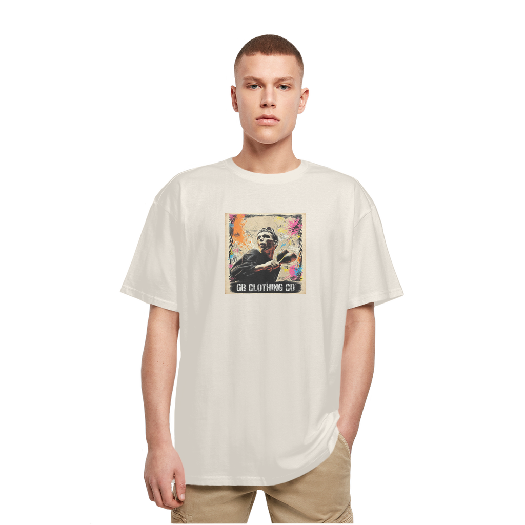 GB Legends - Bez Heavy Oversized T-Shirt
