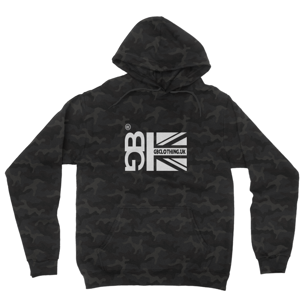 White Flag Camouflage Adult Hoodie