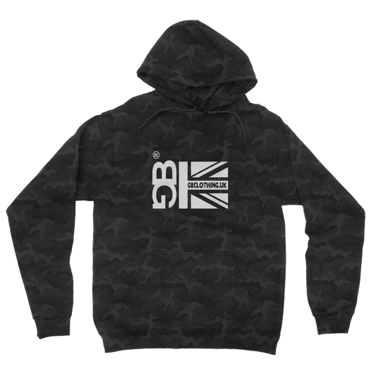 White Flag Camouflage Adult Hoodie