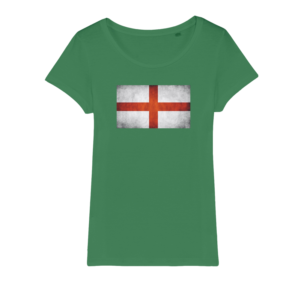 England Organic Jersey Womens T-Shirt