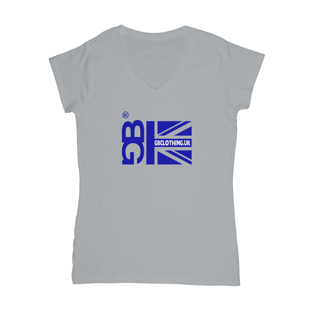 Blue Flag Classic Women's V-Neck T-Shirt