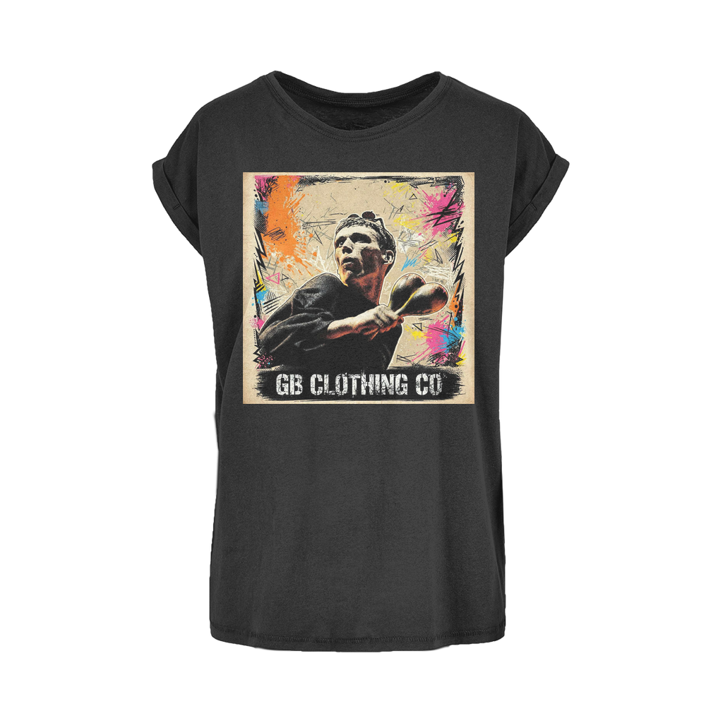 GB Legends - Bez Women's Extended Shoulder T-Shirt XS-5XL