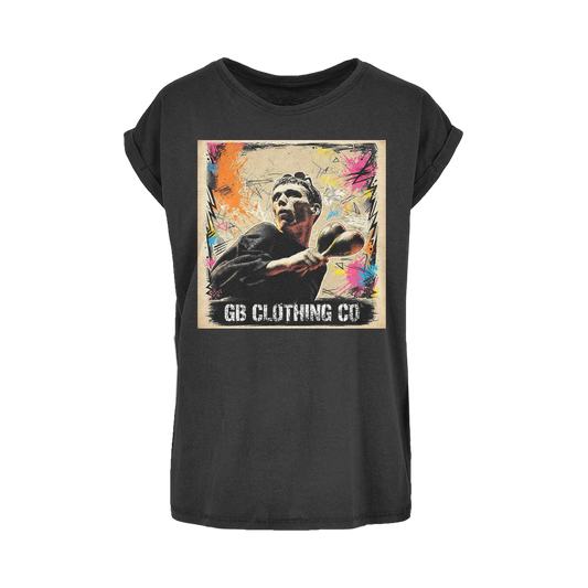 GB Legends - Bez Women's Extended Shoulder T-Shirt XS-5XL