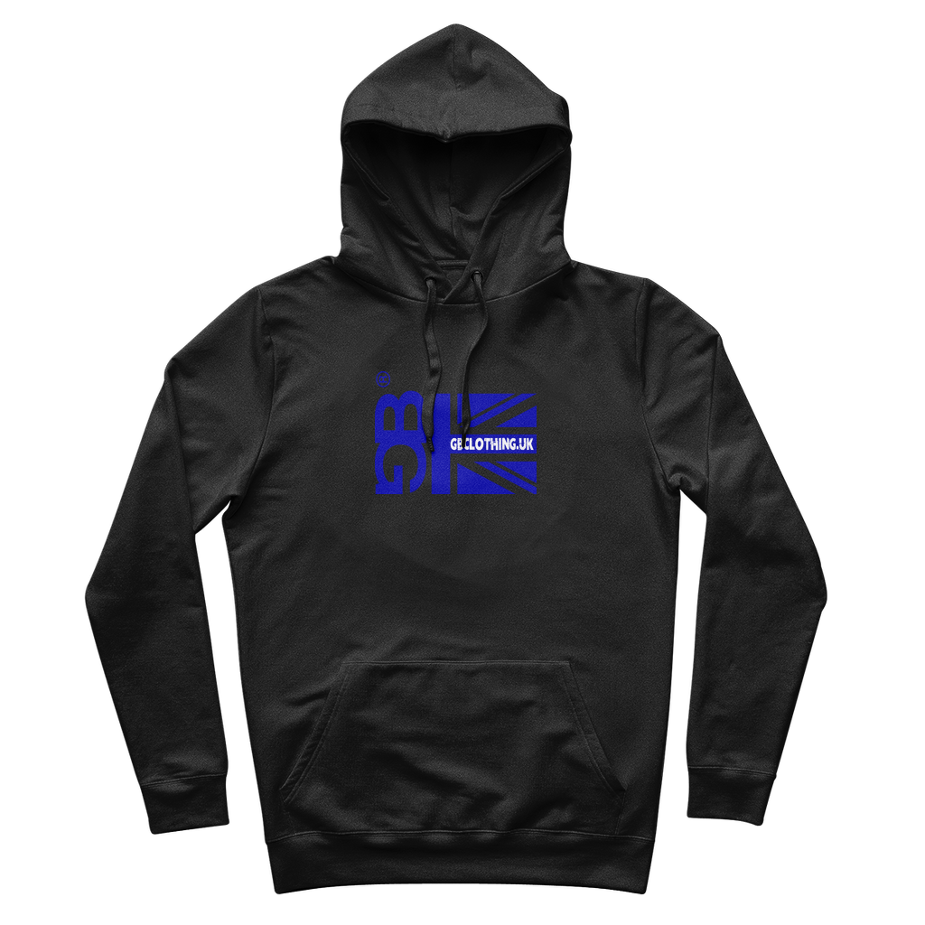Blue Flag 100% Organic Cotton Hoodie