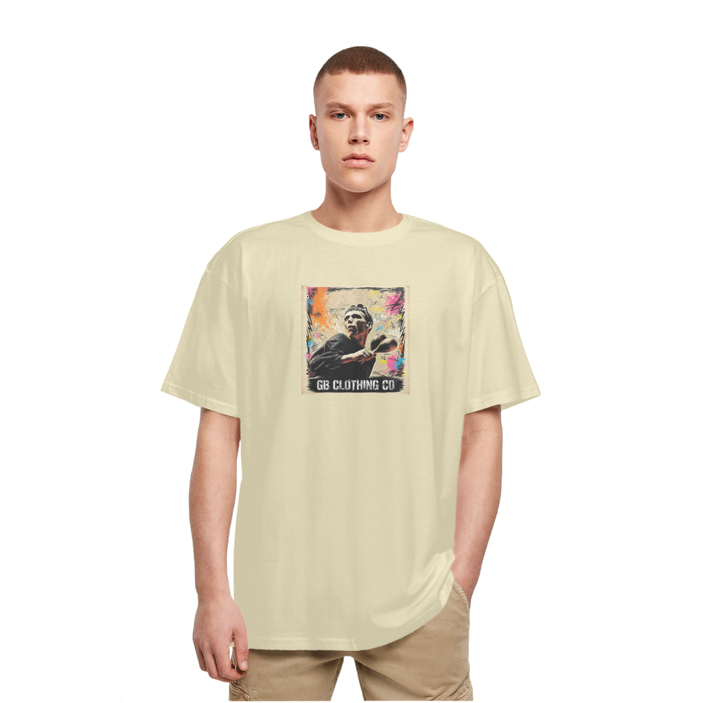 GB Legends - Bez Heavy Oversized T-Shirt