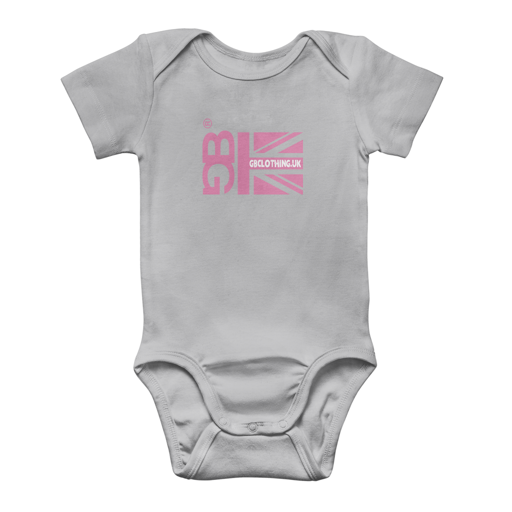 GBClothing Pink Flag Classic Baby Onesie Bodysuit
