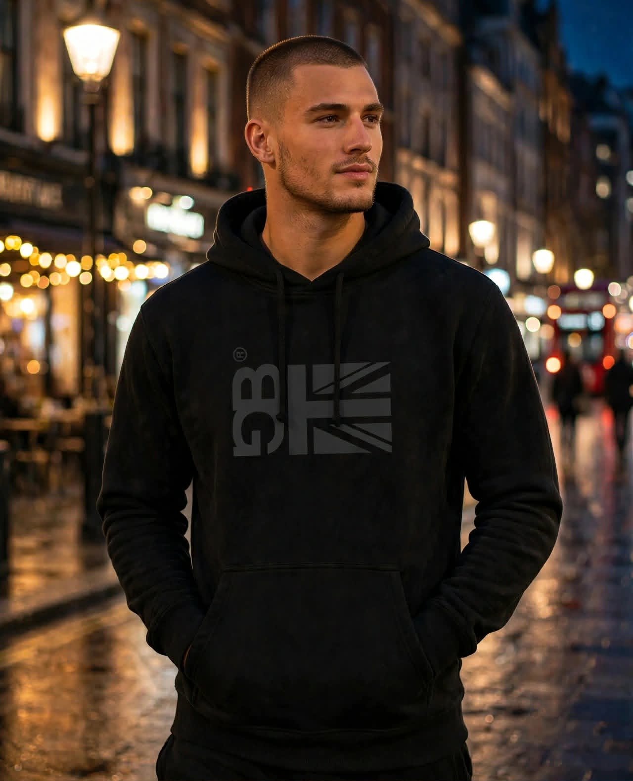All Black Premium Adult Hoodie