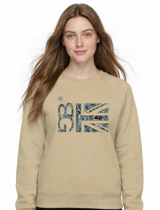 Blue Paisley Logo Unisex Adult Sweatshirt