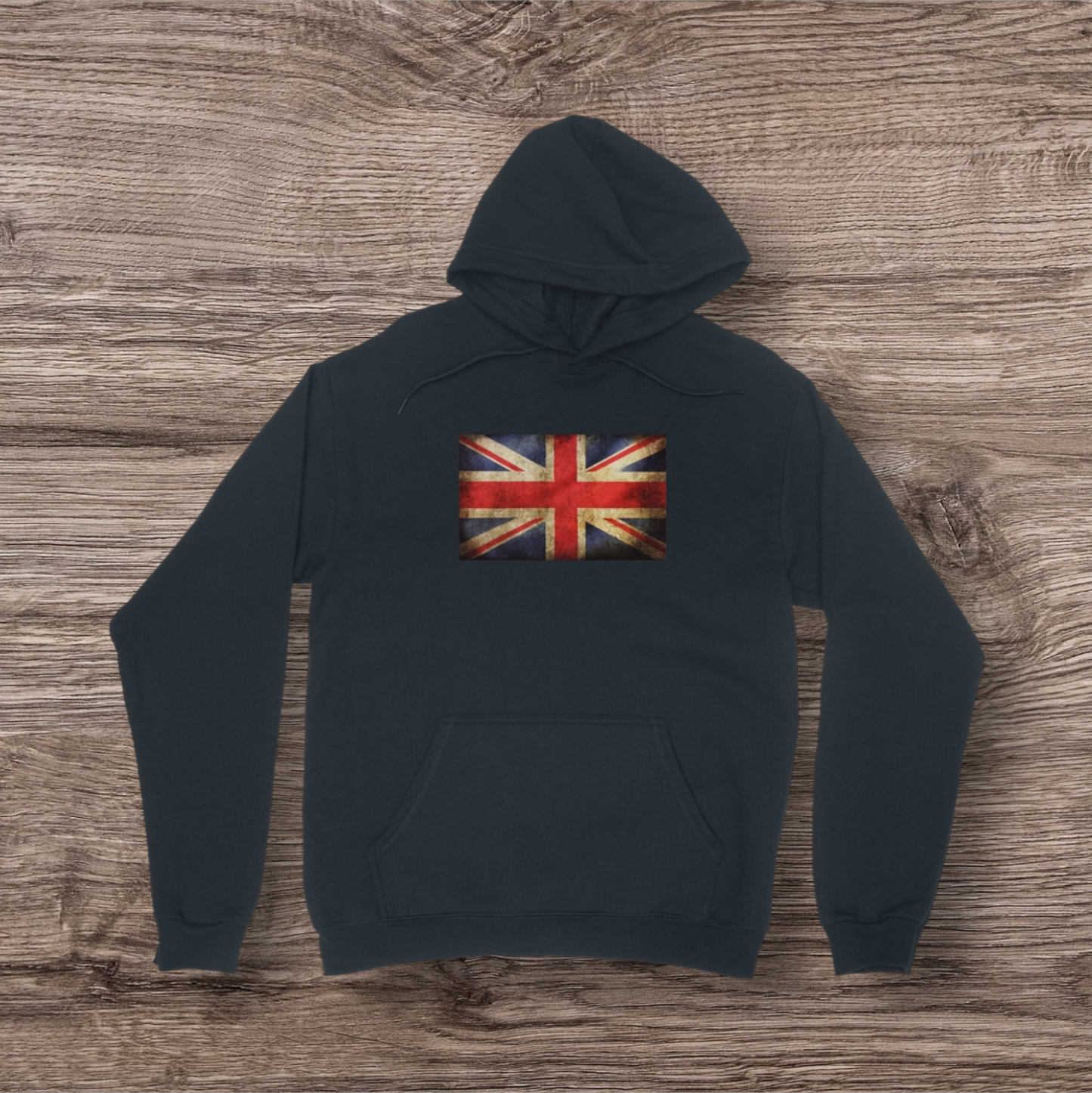 Distressed Flag Unisex Adult Hoodie