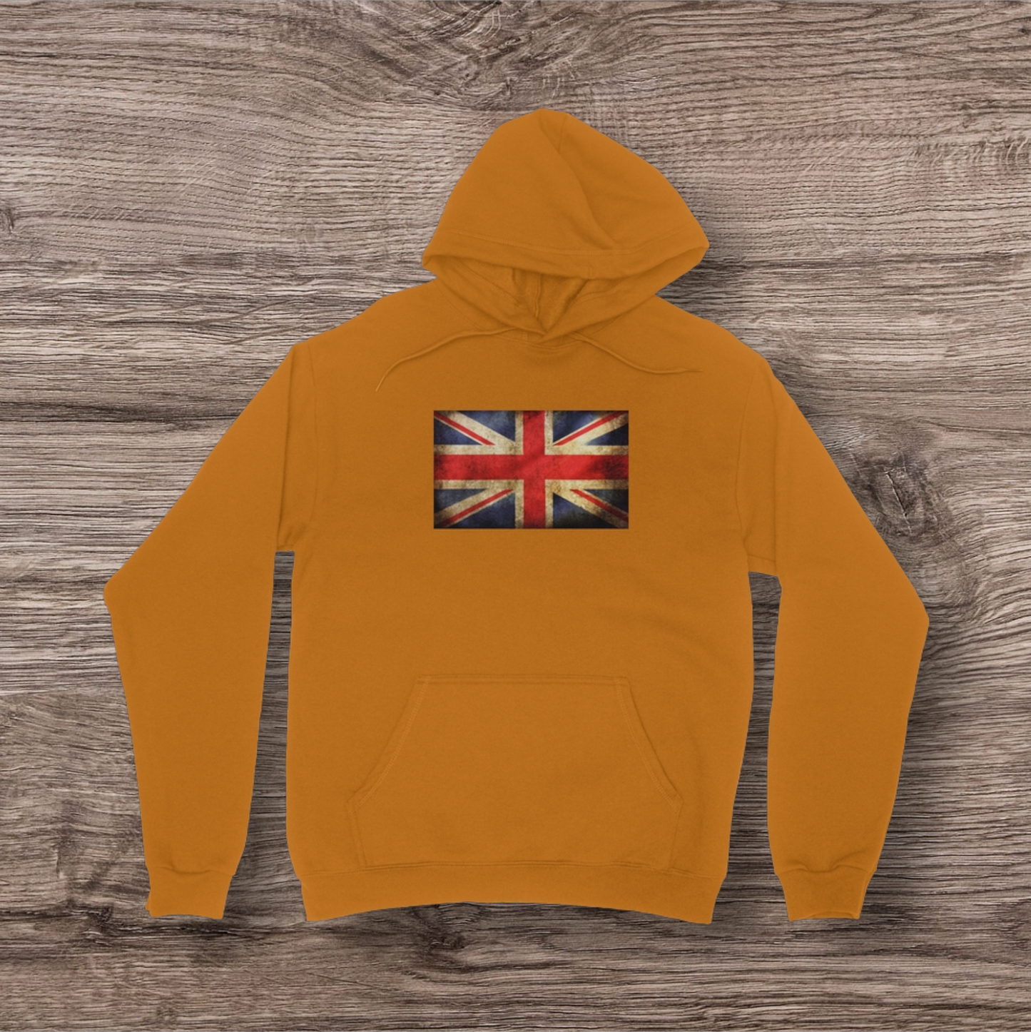 Distressed Flag Unisex Adult Hoodie