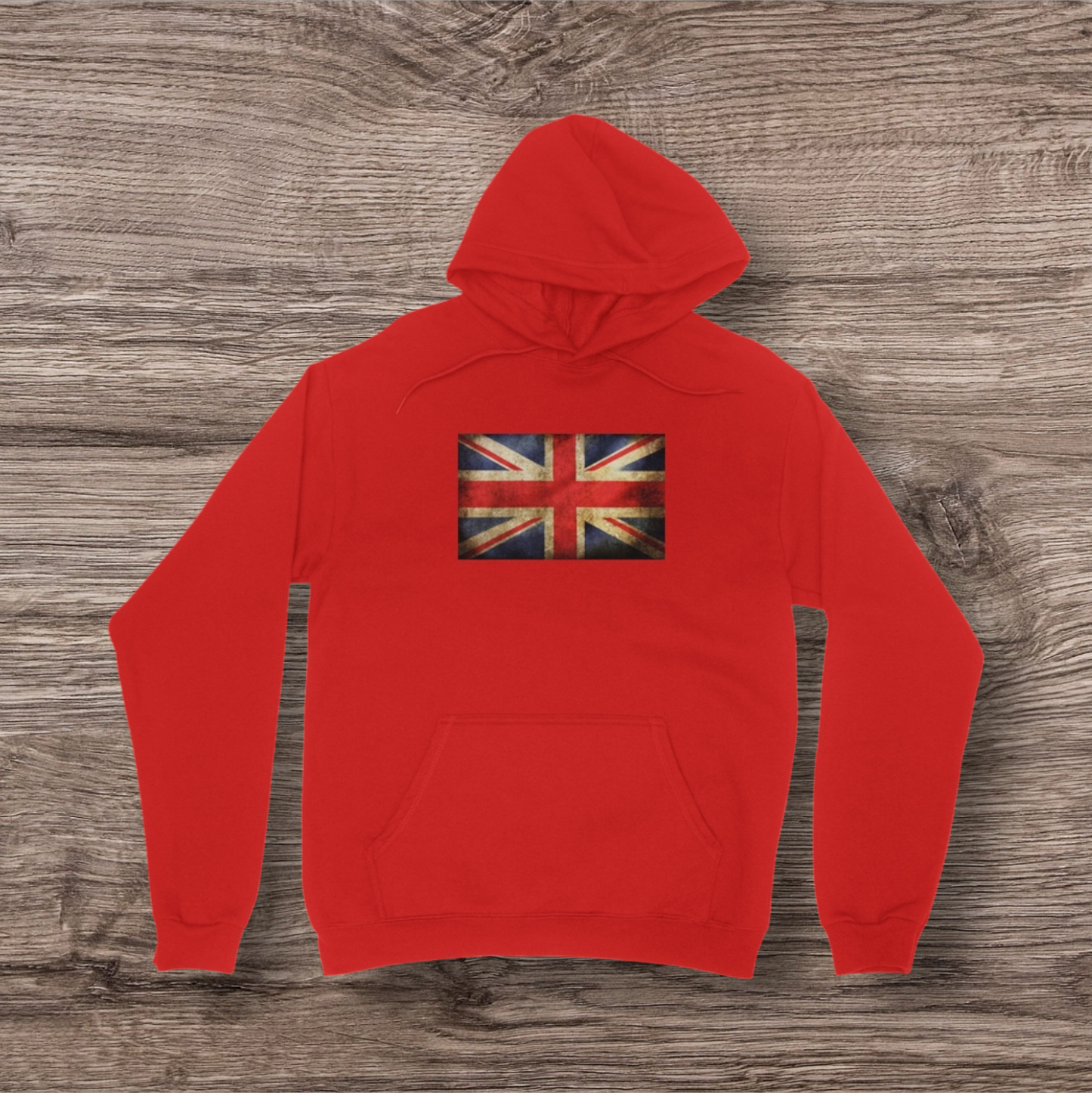 Distressed Flag Unisex Adult Hoodie