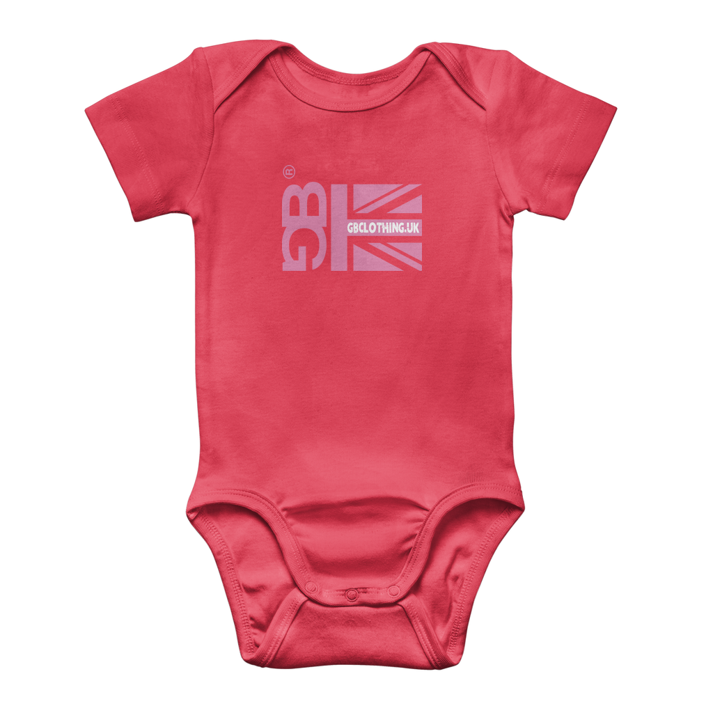 GBClothing Pink Flag Classic Baby Onesie Bodysuit