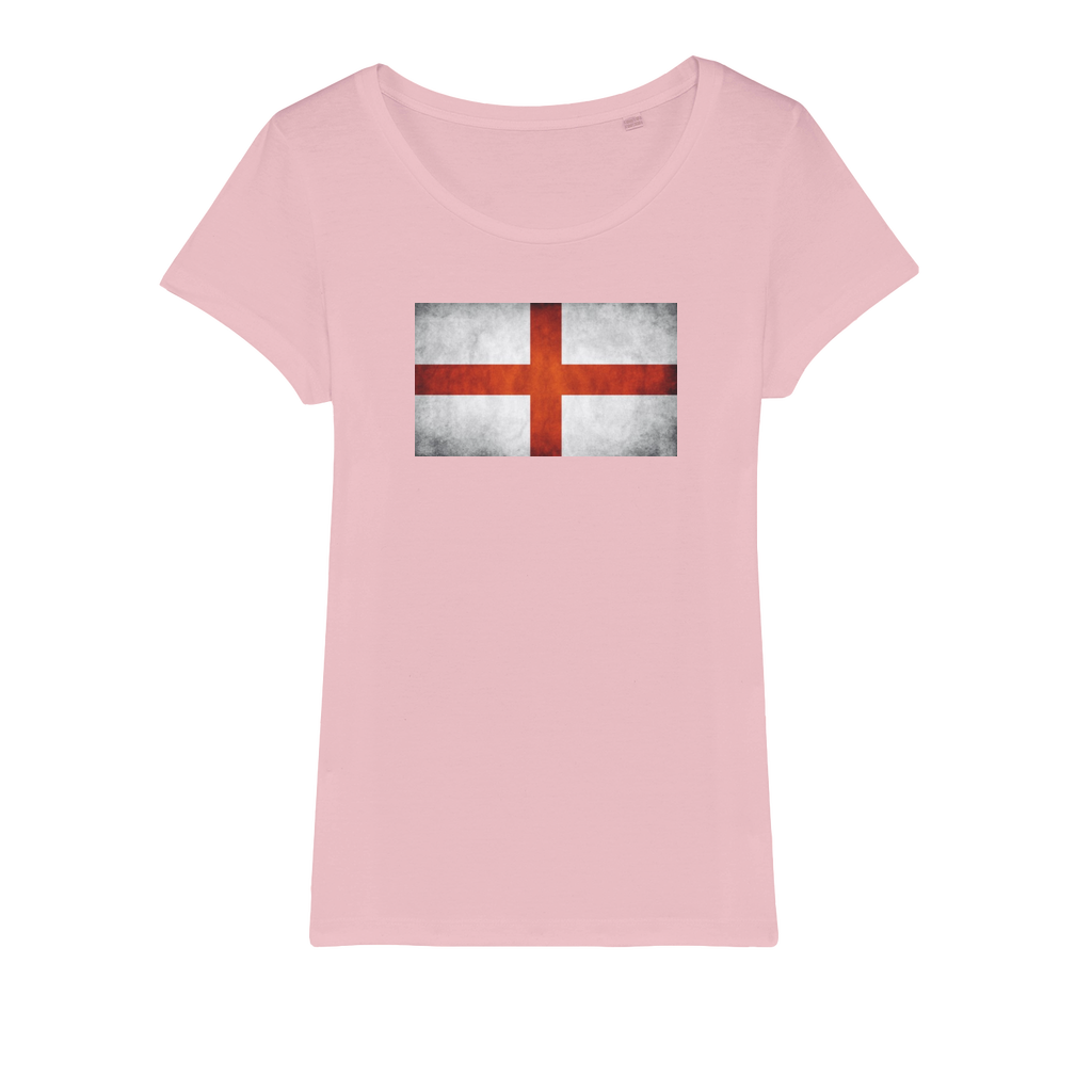 England Organic Jersey Womens T-Shirt