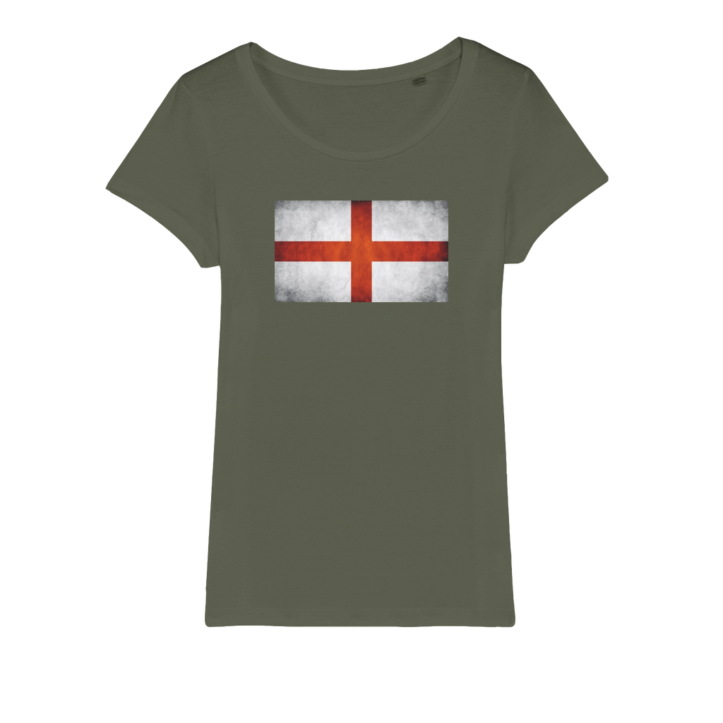 England Organic Jersey Womens T-Shirt