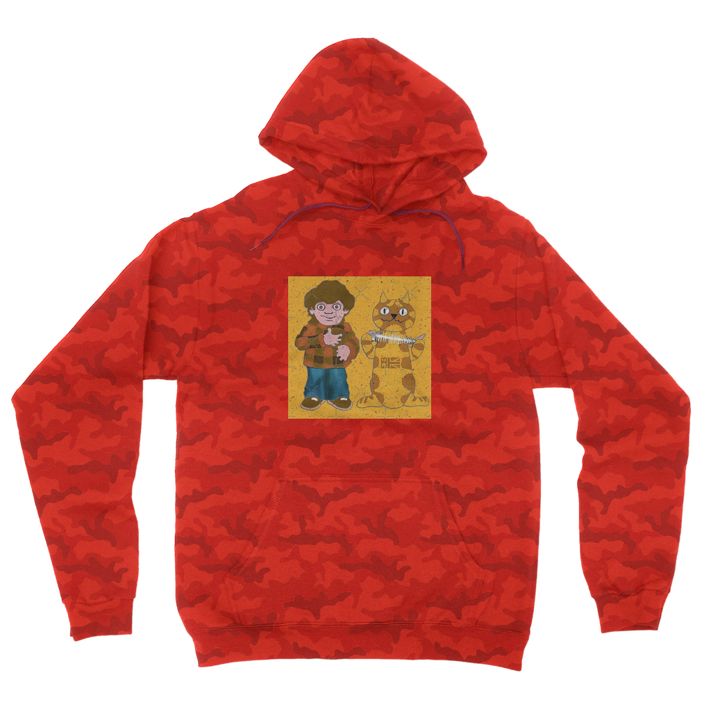 Charly Says Camouflage Adult Hoodie