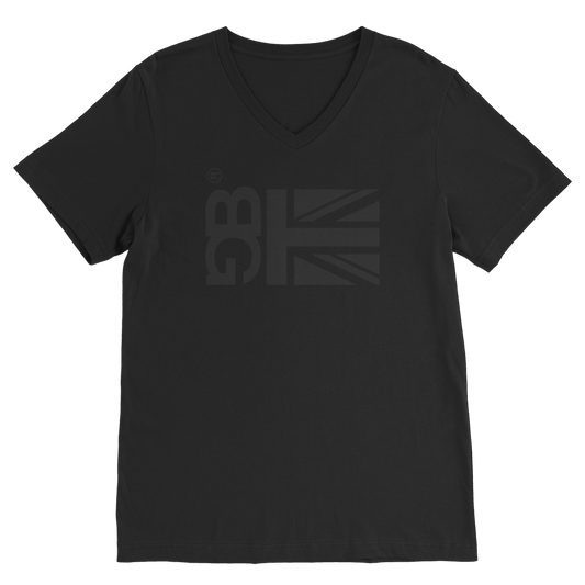 All Black Premium V-Neck T-Shirt