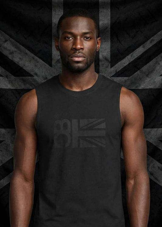 All Black Premium Adult Muscle Top