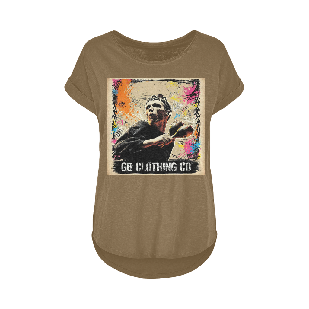 GB Legends - Bez Women's Long Slub T-Shirt XS-5XL