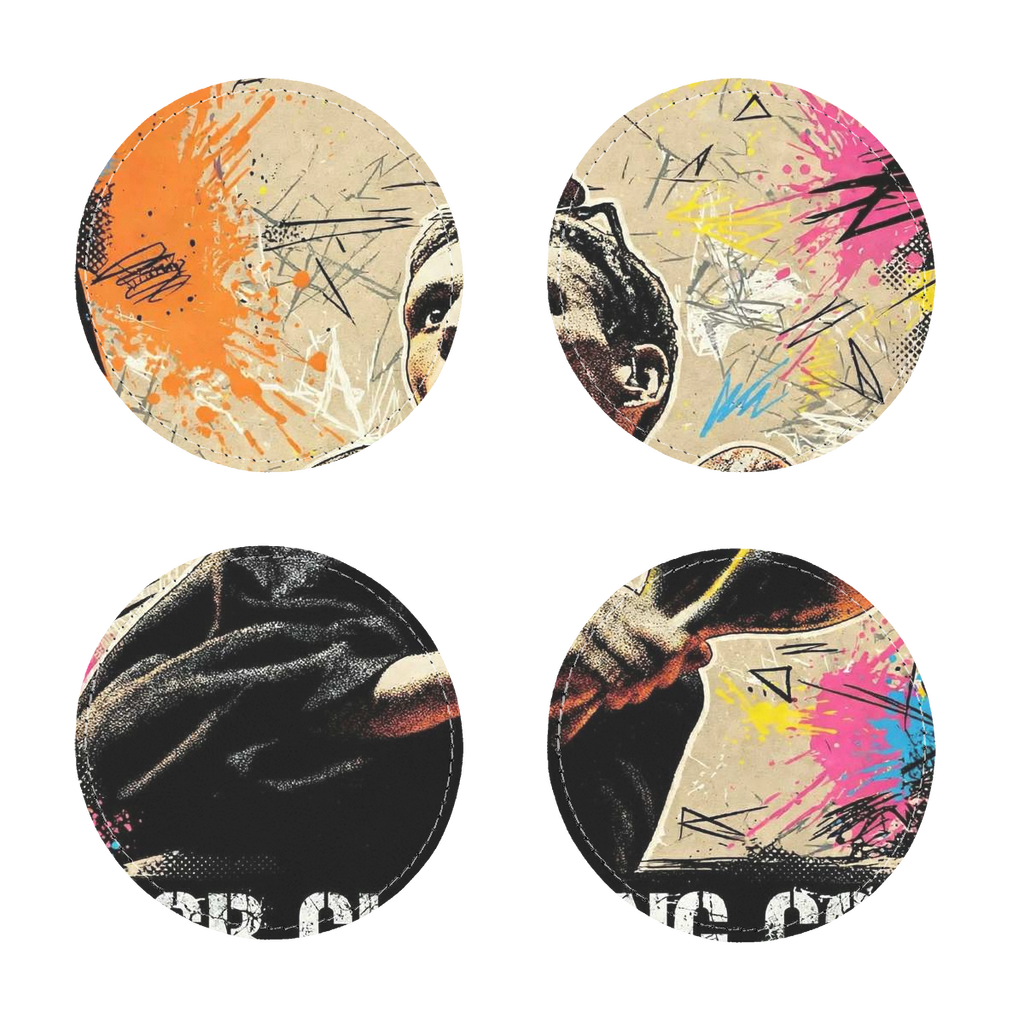 GB Legends - Bez Sublimation Coasters Pack of Four