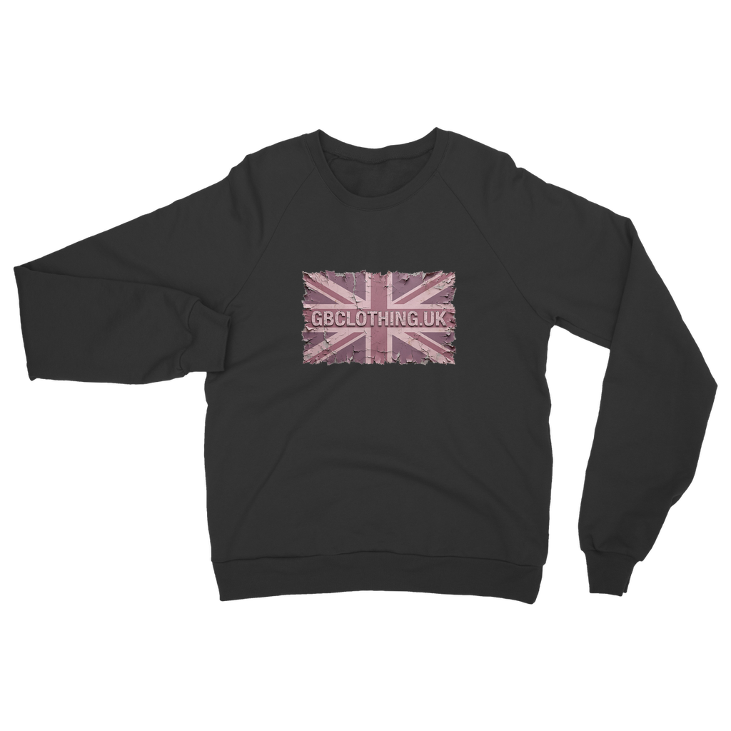 Distressed Pink Classic Adult Sweatshirt