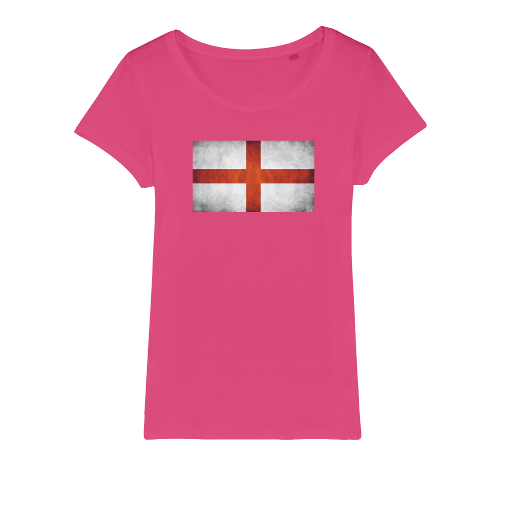 England Organic Jersey Womens T-Shirt