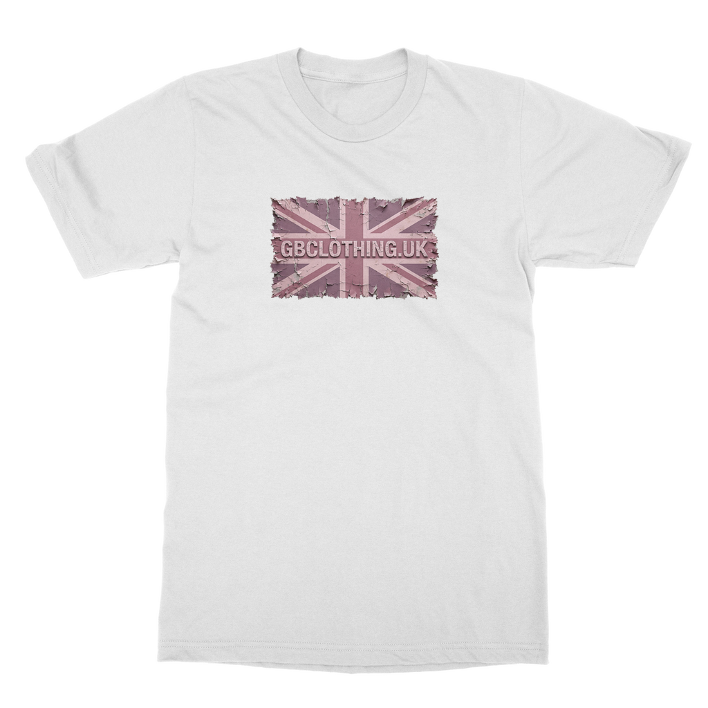 Distressed Pink Classic Adult T-Shirt