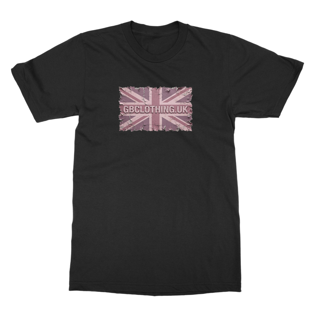 Distressed Pink Classic Adult T-Shirt