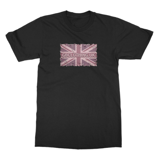 Distressed Pink Classic Adult T-Shirt