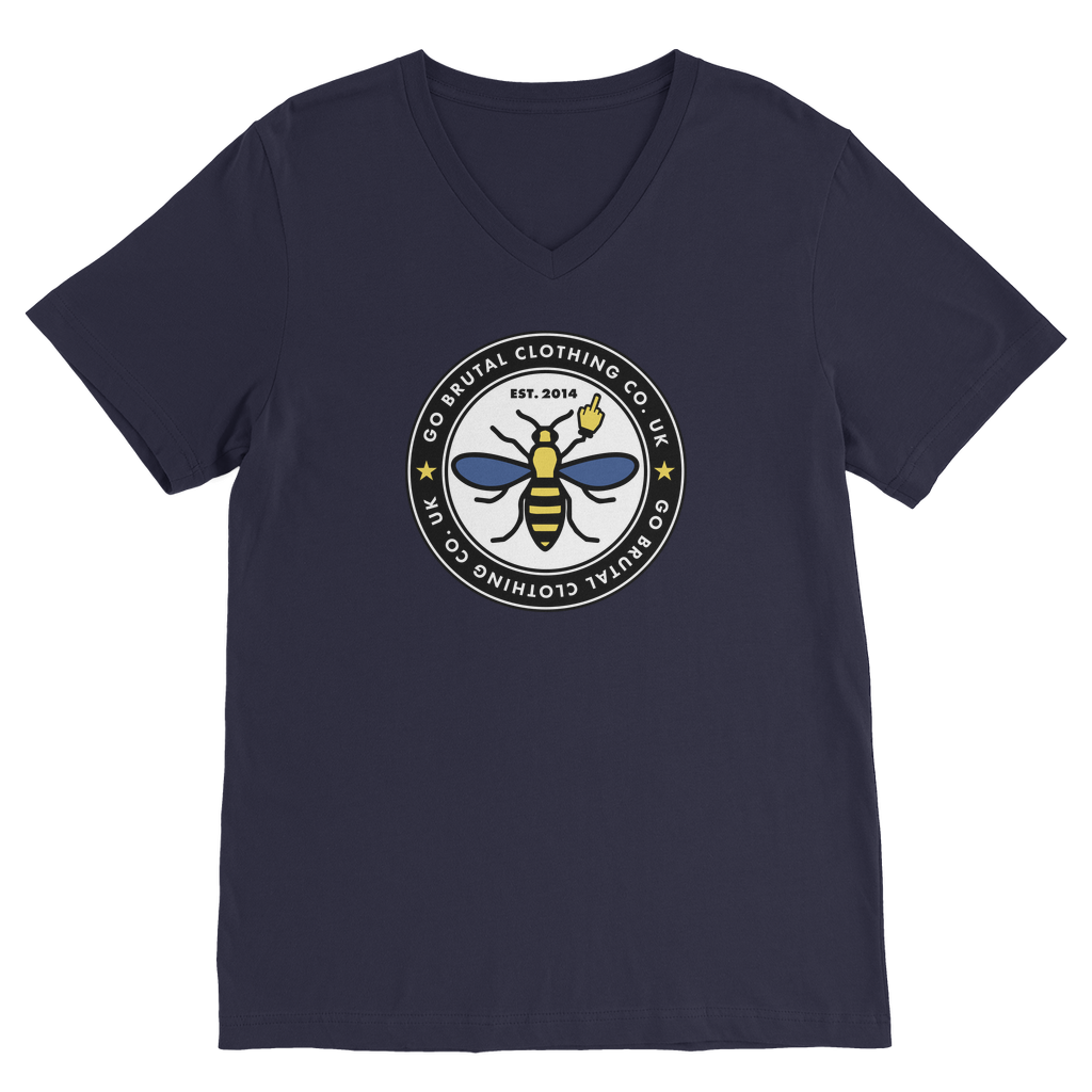 GBee Of Manchester Classic V-Neck T-Shirt