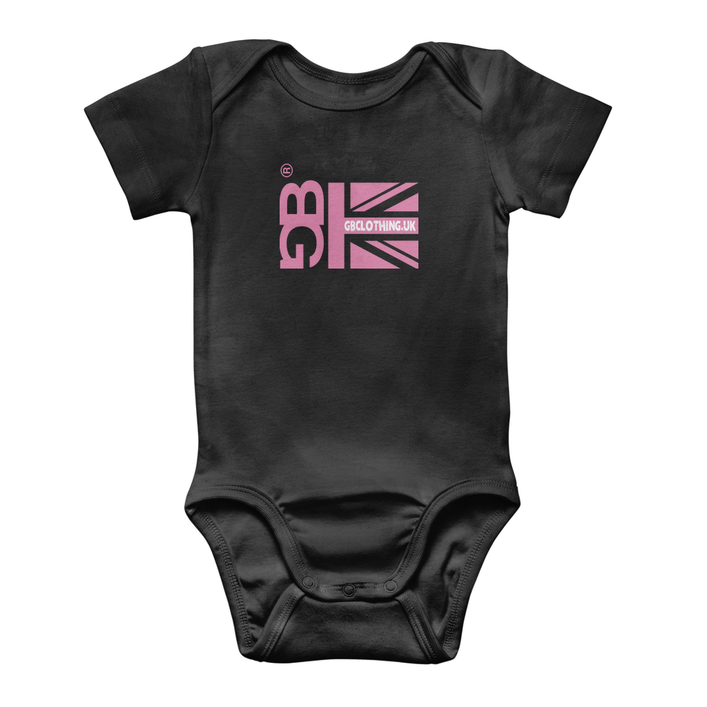 GBClothing Pink Flag Classic Baby Onesie Bodysuit