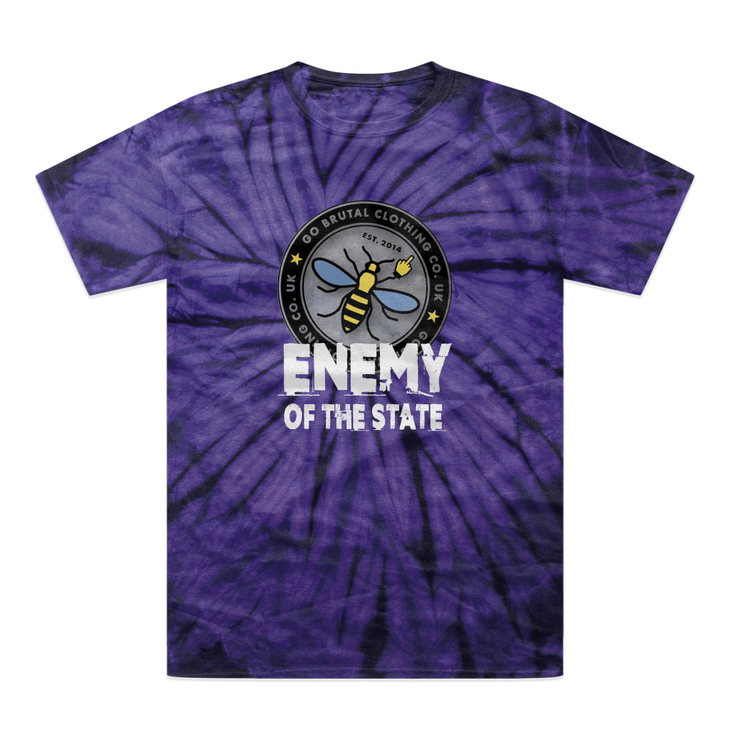Enemy Of The State Tonal Spider Tie-Dye T-Shirt