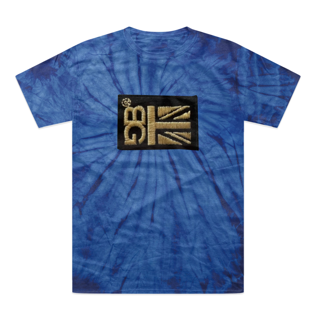 GB Gold Tonal Spider Tie-Dye T-Shirt