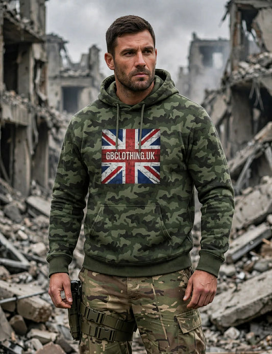 GB Camouflage Adult Hoodie