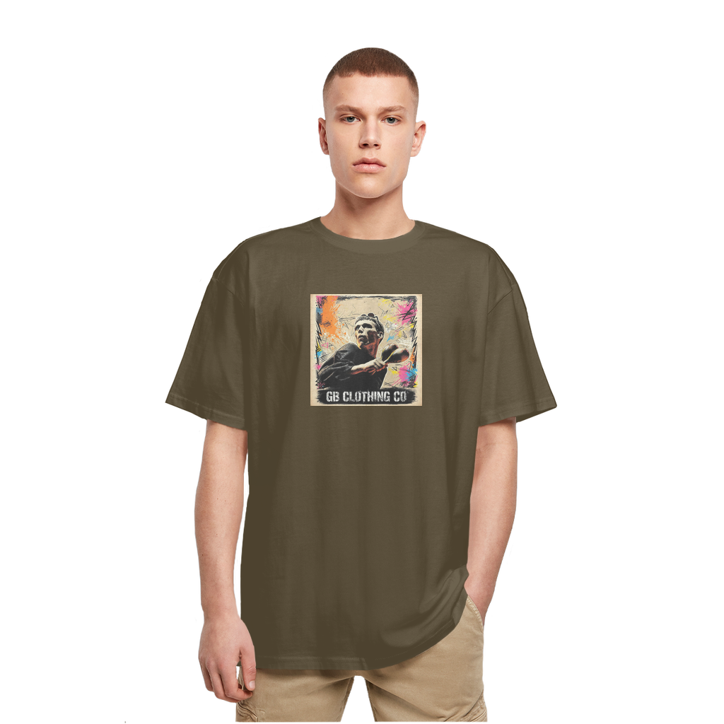 GB Legends - Bez Heavy Oversized T-Shirt