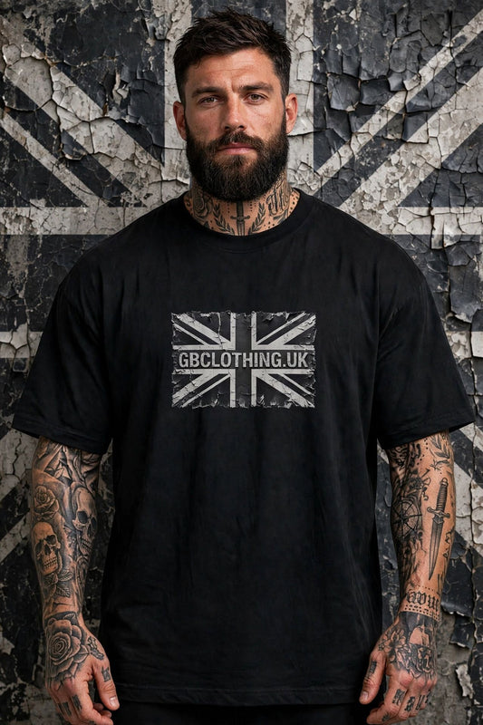 Distressed Black Flag Classic Adult T-Shirt