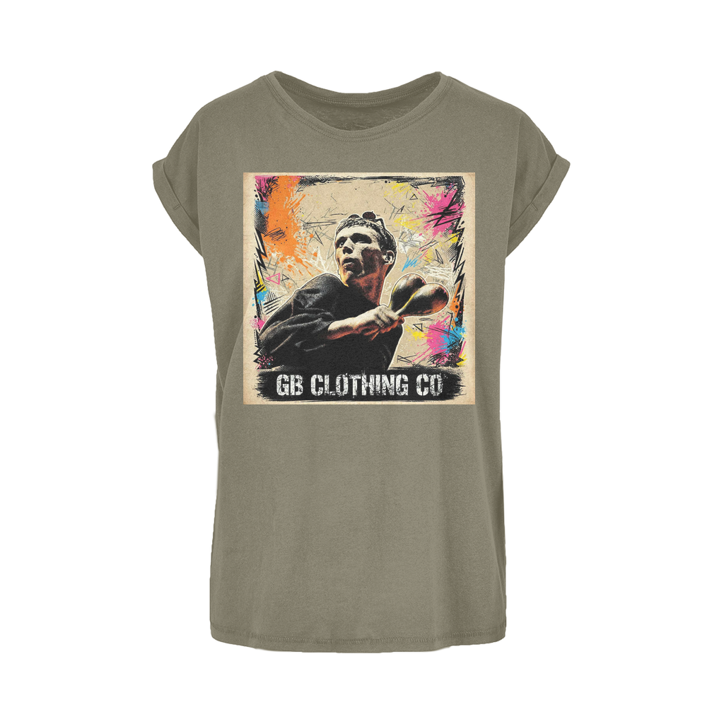 GB Legends - Bez Women's Extended Shoulder T-Shirt XS-5XL
