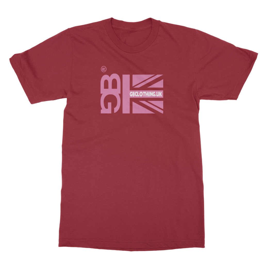 Pink Flag Classic Heavy Cotton Adult T-Shirt