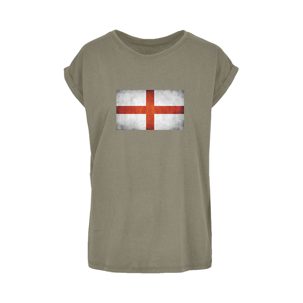England Women's Extended Shoulder T-Shirt XS-5XL