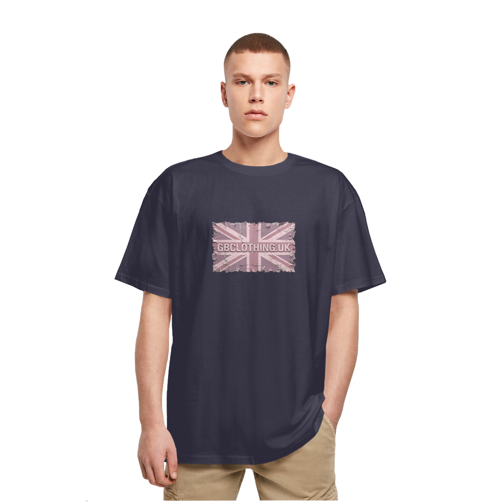 Distressed Pink Heavy Oversized T-Shirt