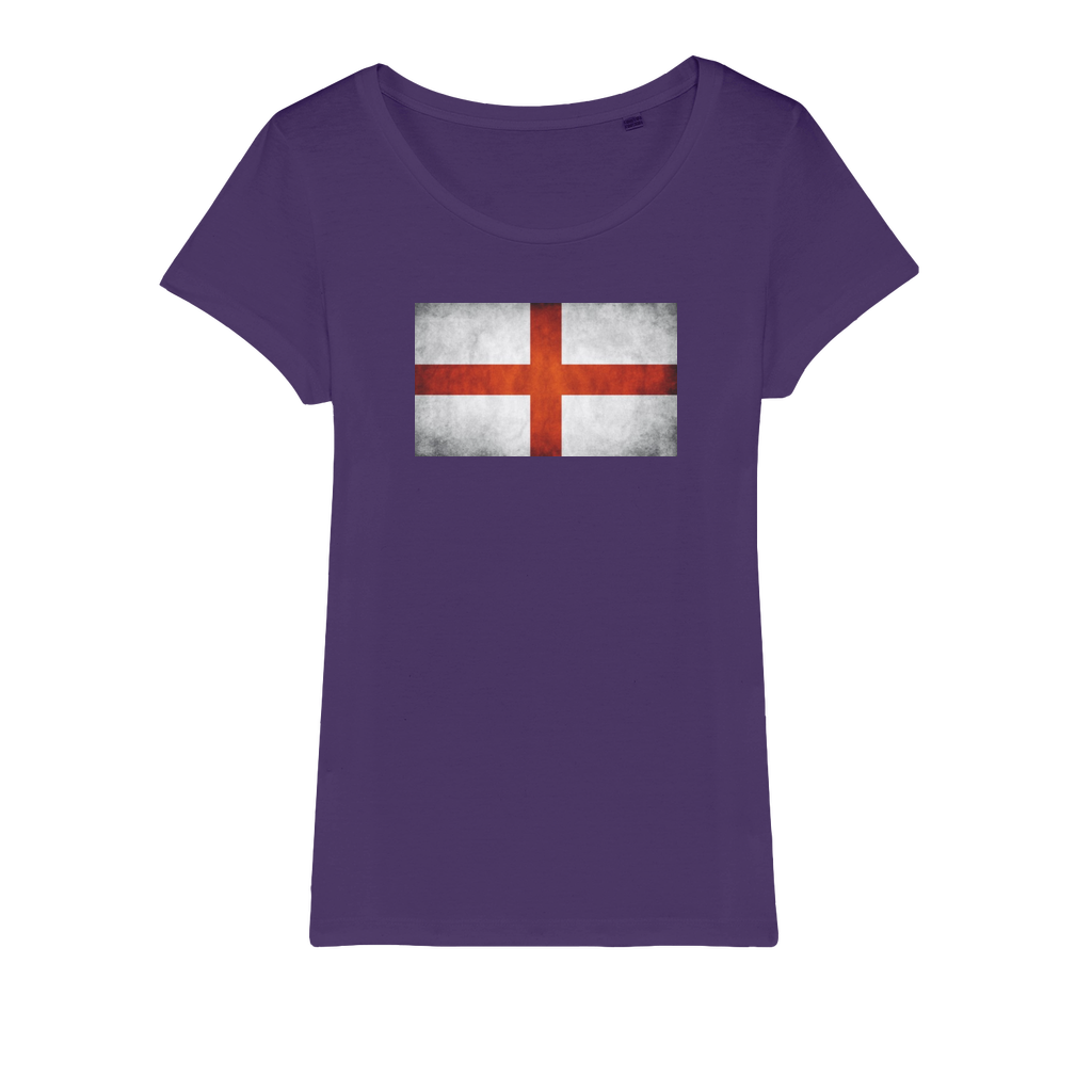 England Organic Jersey Womens T-Shirt