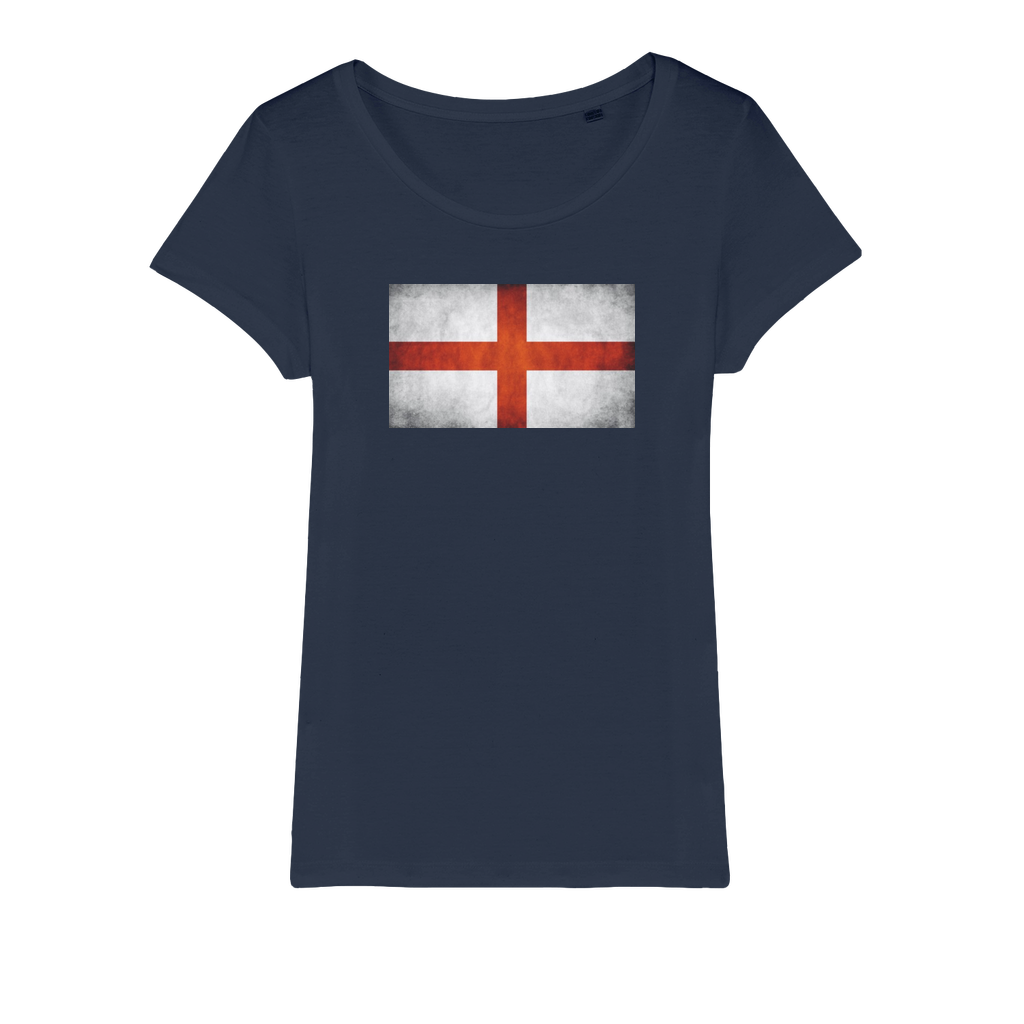 England Organic Jersey Womens T-Shirt