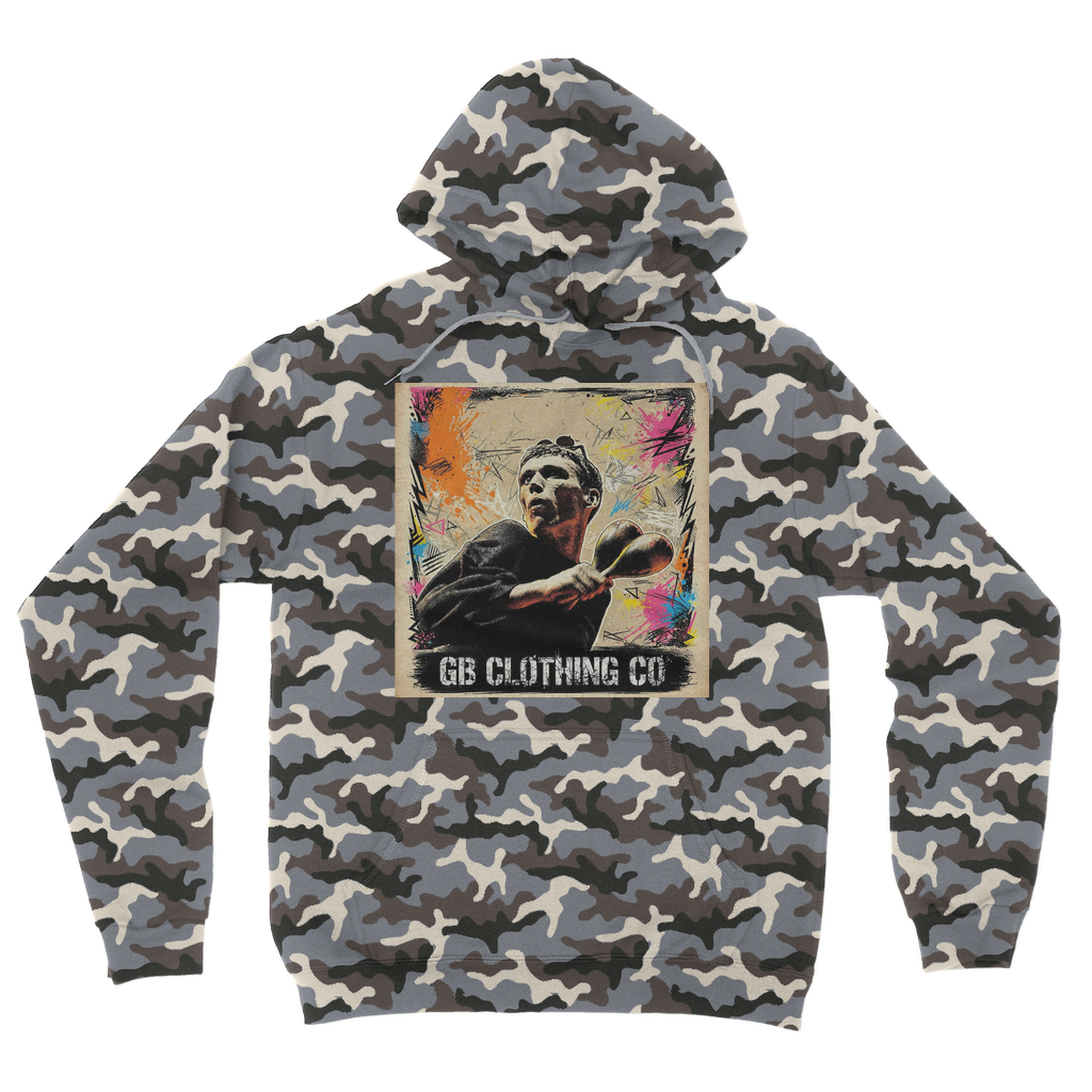 GB Legends - Bez Camouflage Adult Hoodie