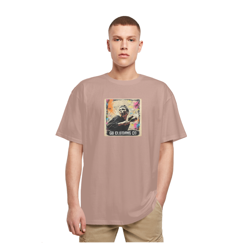 GB Legends - Bez Heavy Oversized T-Shirt