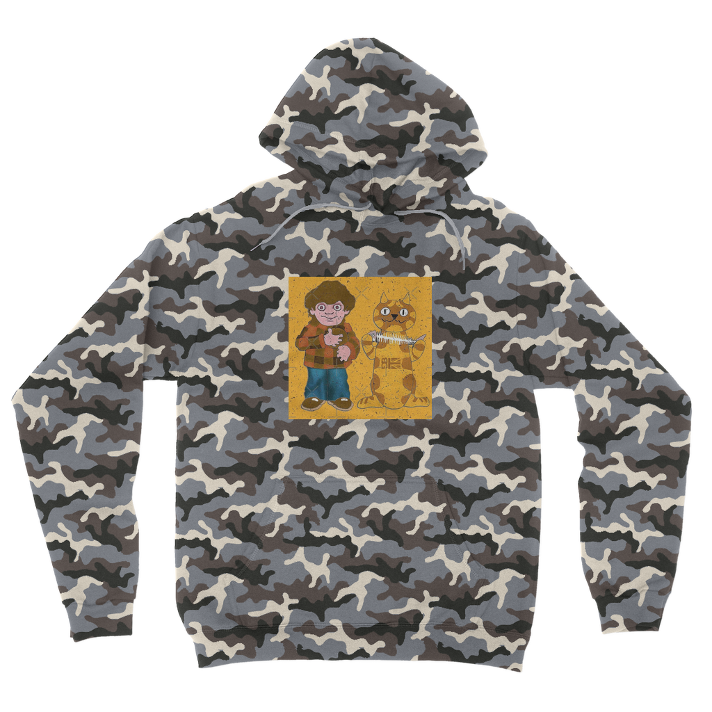 Charly Says Camouflage Adult Hoodie
